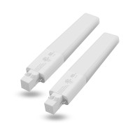 Plugplay] Legental 6W(13W Cfl Equivalent) Led Stick Pl Bulb Gx23-2 Pin Base, 600Lm, Warm White(3000K), Driven By 120-277V And Cfl Ballast, Ul Classified, 2 Pack