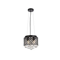 Tully 4 Lights Pendant In Black