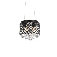 Tully 4 Lights Pendant In Black