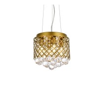 Tully 4 Lights Pendant In Brass