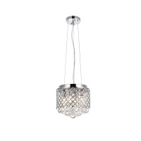 Tully 4 Lights Pendant In Chrome