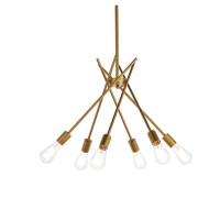 Lucca 23 Inch Pendant In Brass