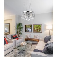 Tully 6 Lights Pendant In Chrome