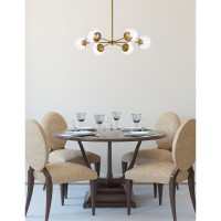 Briggs 30 Inch Pendant In Brass With Clear Shade