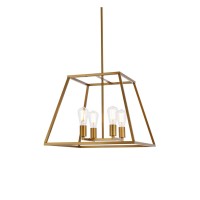 Declan 20 Inch Pendant In Brass