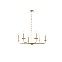 Cohen 36 Inch Pendant In Brass