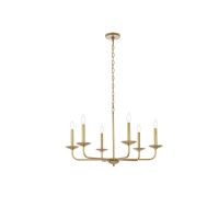 Cohen 30 Inch Pendant In Brass