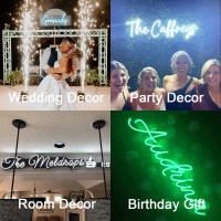 Custom Personalised Led Neon Signs, Large Neon Lights Sign For Wall Decor Wedding Party Birthday Gift Name Bedroom Home Man Cave Bar Game Room(Optional 26