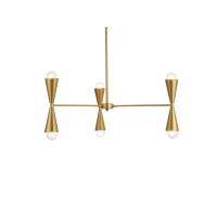 Cade 34 Inch Pendant In Brass