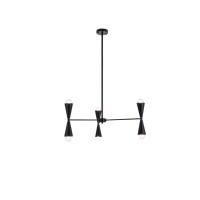 Cade 34 Inch Pendant In Black