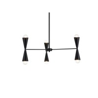 Cade 34 Inch Pendant In Black