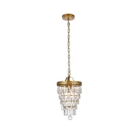 Reese 9 Inch Pendant In Brass