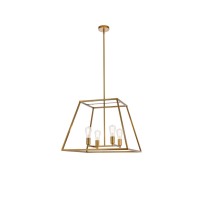 Declan 24 Inch Pendant In Brass