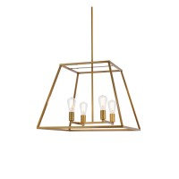 Declan 24 Inch Pendant In Brass