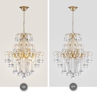 Wuzups Crystal Chandelier 5Light Pendant Ceiling Light Modern Lighting Fixture For Bedroom Hallway Bar Kitchen Bathroom H 226