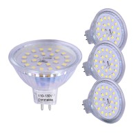 Ukzboss Mr16 Led Spot Light 120V Dimmable 5W 5000K Daylight Gu5.3 Bulb 400Lm Replace 50W Halogen Bulb For Flood Light Mr16 Fixture