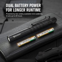 Olight I3T Plus 250 Lumens Edc Pocket Slim Flashlight With 2 Aaa Batteries And A Pmma Optic Lens Tailswitch Led Flashlight Wit