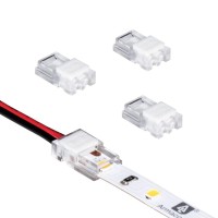 Armacost Lighting Surelock Pro White/Single Color Led Tape To Wire Channel Connector 560823