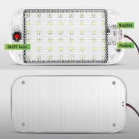 Thlevel Led Dome Light Rv Interior Lighting 12V85V 800 Lumens Super Bright Rv Led Ceiling Dome Light With Onoff Switch Rv Lig