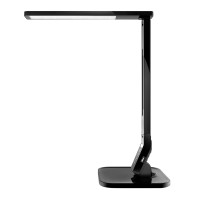 Soysout Led Desk Lamp, Table Lamp With Usb Charging Port, 4 Lighting Mode With 5 Brightness Levels, 1H Timer, Memory Function, Brightest Desk Light For Study, Reading, Office And Bedroom, 14W (Black)