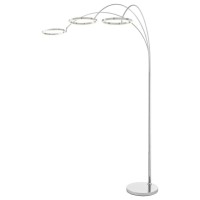 Led Three Ring Arc Floor Lamp, Chrome(D0102Hge4Ma)