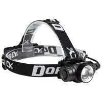 Dorcy 412121 1000Lumen Pro Waterresistant Aluminum Led Rechargeable Headlamp