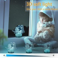 S Suniness Godzilla Vs King Kong Toys King Of Monsters Colorchanging Led Night Light 3D Illusion Remote Control Smart Touch De