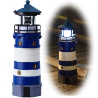 Wdlfcgc Solar Powered Lighthouse - 12