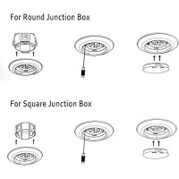 Jullison 40 Packs 6 Inch Led Low Profile Recessed Surface Mount Disk Light Round 15W 900 Lumens 3000K Warm White Cri80