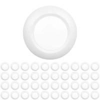 Jullison 40 Packs 6 Inch Led Low Profile Recessed Surface Mount Disk Light Round 15W 900 Lumens 3000K Warm White Cri80