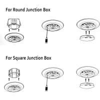 Jullison 40 Packs 6 Inch Led Low Profile Recessed Surface Mount Disk Light Round 15W 900 Lumens 4000K Cool White Cri80