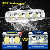 Wfpower Led Spreader Lights For Boat 63Inch 2 Pack 72W Waterproof Ttop Boat Spreader Light Deck Dock Marine Spreader Flood Li