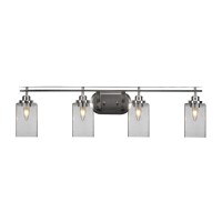 Odyssey 4 Light Bath Bar In Brushed Nickel Finish With 4