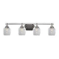 Odyssey 4 Light Bath Bar In Brushed Nickel Finish With 6