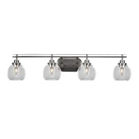 Odyssey 4 Light Bath Bar In Brushed Nickel Finish With 5.75