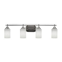 Odyssey 4 Light Bath Bar In Brushed Nickel Finish With 4