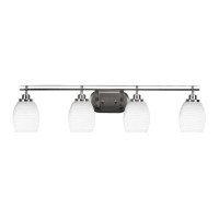 Odyssey 4 Light Bath Bar In Brushed Nickel Finish With 5