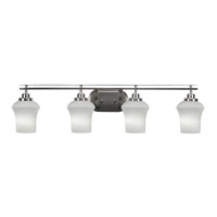 Odyssey 4 Light Bath Bar In Brushed Nickel Finish With 5.5