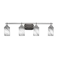 Odyssey 4 Light Bath Bar In Brushed Nickel Finish With 4