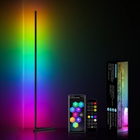 Miheal Rgb Floor Lamp 16 Million Colors Led Floor Lamps 56 Lamps For Living Room With Music Sync Standing Lamp With App And Re