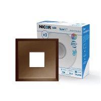 NICORs newest generation of the DLF SureFit downlight features an ultraslim profile with the latest LED technology to improve color rendering brightness and efficiency With NICORs patented design easily replace your old flush mount ceiling light without c