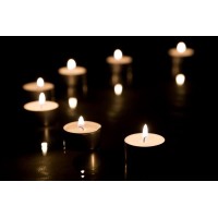 1Above Tea Light Candles 4 Hour Long Burn Time White Unscented. (100 Pack)