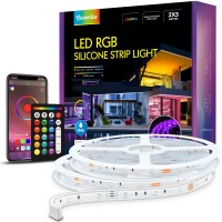 Lucienstar Outdoor Led Strip Lights, 32.8Ft(2 Rolls Of 16.4Ft) Bluetooth Rgb Led Lights With App Remote Controller,Waterproof Color Changing Music Sync,Cuttable Led Rope Lights Christmas Lights Decor