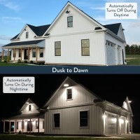 Steel Lighting Co. Gardena Barn Light | Dusk To Dawn | Outdoor Wall Mounted | 16