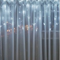 Butterfly Curtain Fairy Lights Usb Plug In, 8 Modes 96 Led 11.5Ft Firefly Window Twinkle Timer String Lights With Remote For Bedroom Patio Christmas Wedding Party Decoration (Pure White)