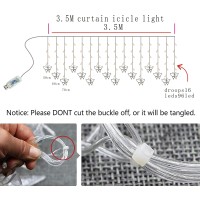 Butterfly Curtain Fairy Lights Usb Plug In, 8 Modes 96 Led 11.5Ft Firefly Window Twinkle Timer String Lights With Remote For Bedroom Patio Christmas Wedding Party Decoration (Pure White)