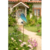 Teresa'S Collections Blue Heron Outdoor Solar Lights For Garde Decor, Yard Decorations Outdoor Decorative Garden Stake For Outside, Yard Art Pathway Lights For Patio Decor 43