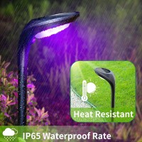 Jsot Halloween Solar Outdoor Lights Waterproof 7 Color Changing Yard Decor Light For Outside 9 Lighting Modes Auto Onoff Solar