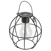 Northlight Dw92430 Geometric Outdoor Hanging Solar Lantern With Handle, 6