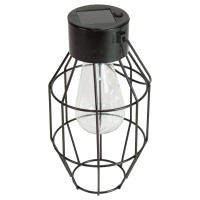 Northlight Dw92425 Geometric Oblong Outdoor Hanging Solar Lantern With Handle, 9.5